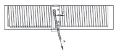 电动葫芦导绳器受力示意图